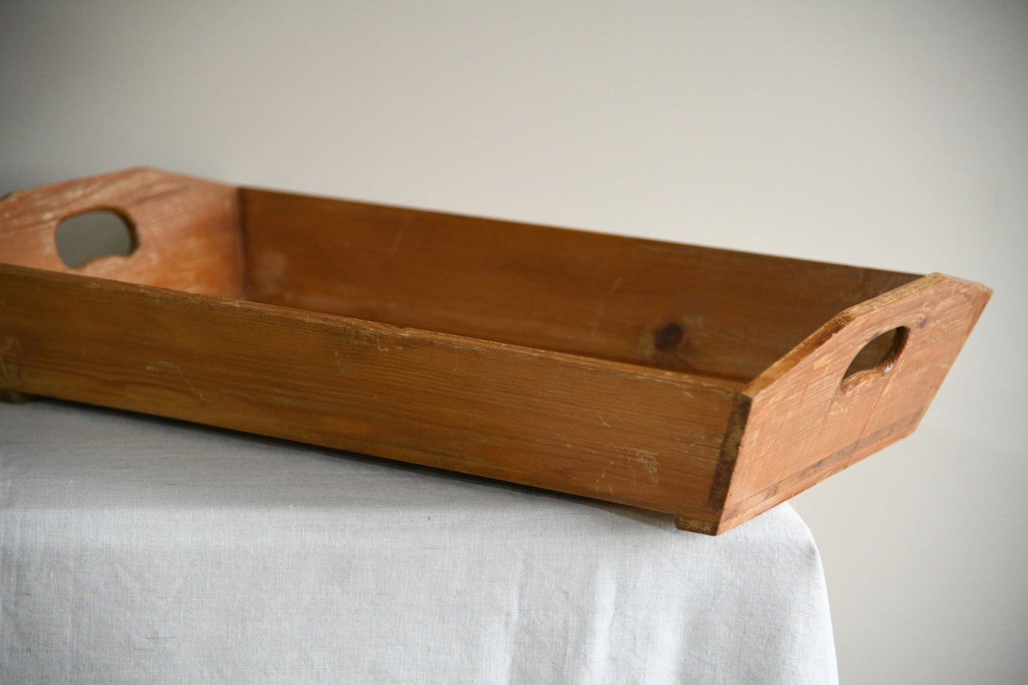 Large Rustic Pine Serving Tray