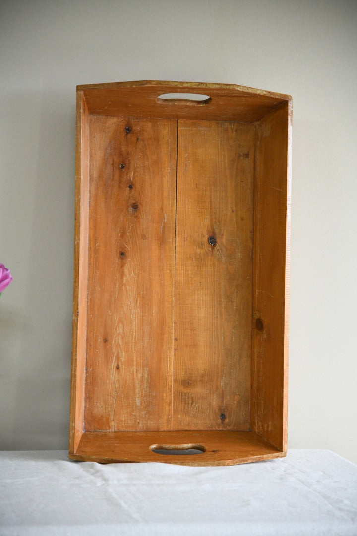 Large Rustic Pine Serving Tray