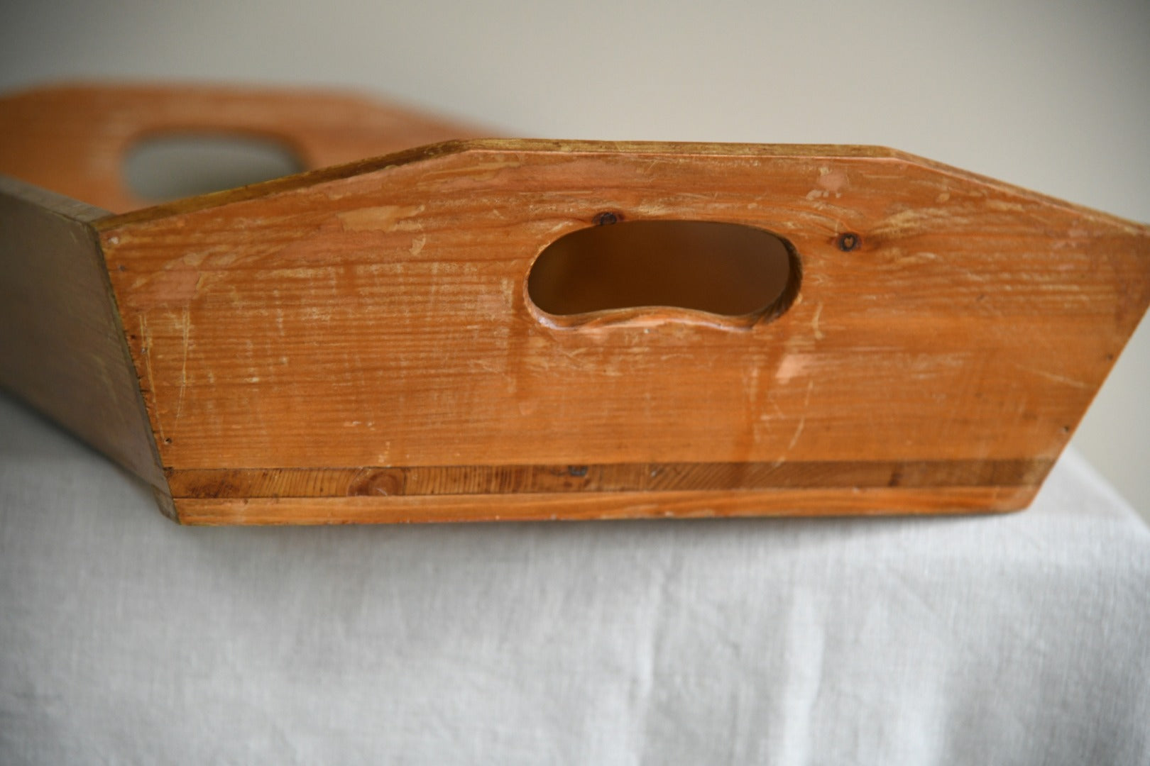 Large Rustic Pine Serving Tray