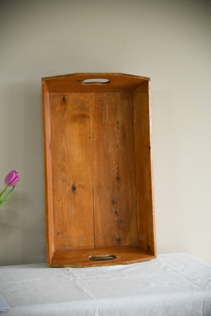 Large Rustic Pine Serving Tray