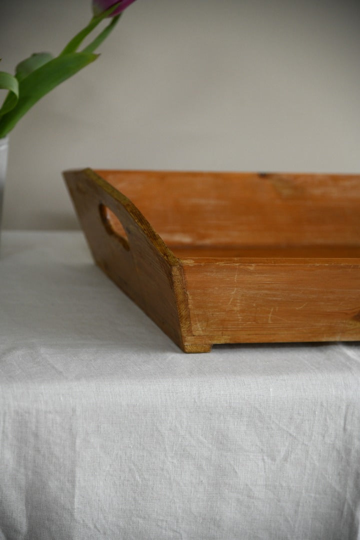 Large Rustic Pine Serving Tray