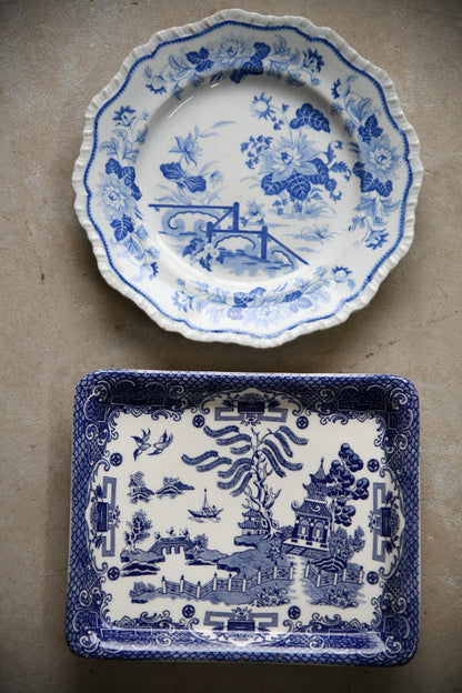 Blue & White Plates