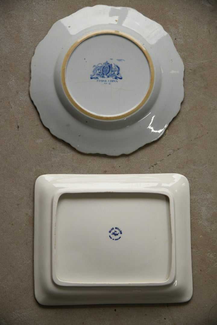 Blue & White Plates