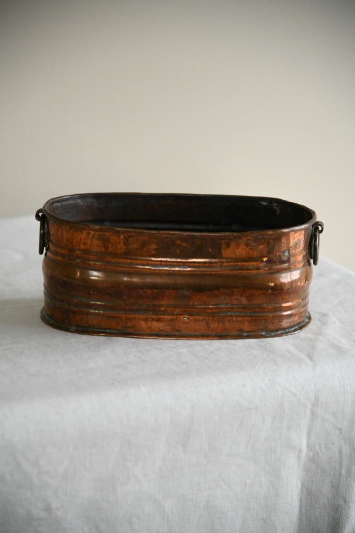 Vintage Copper Plant Trough