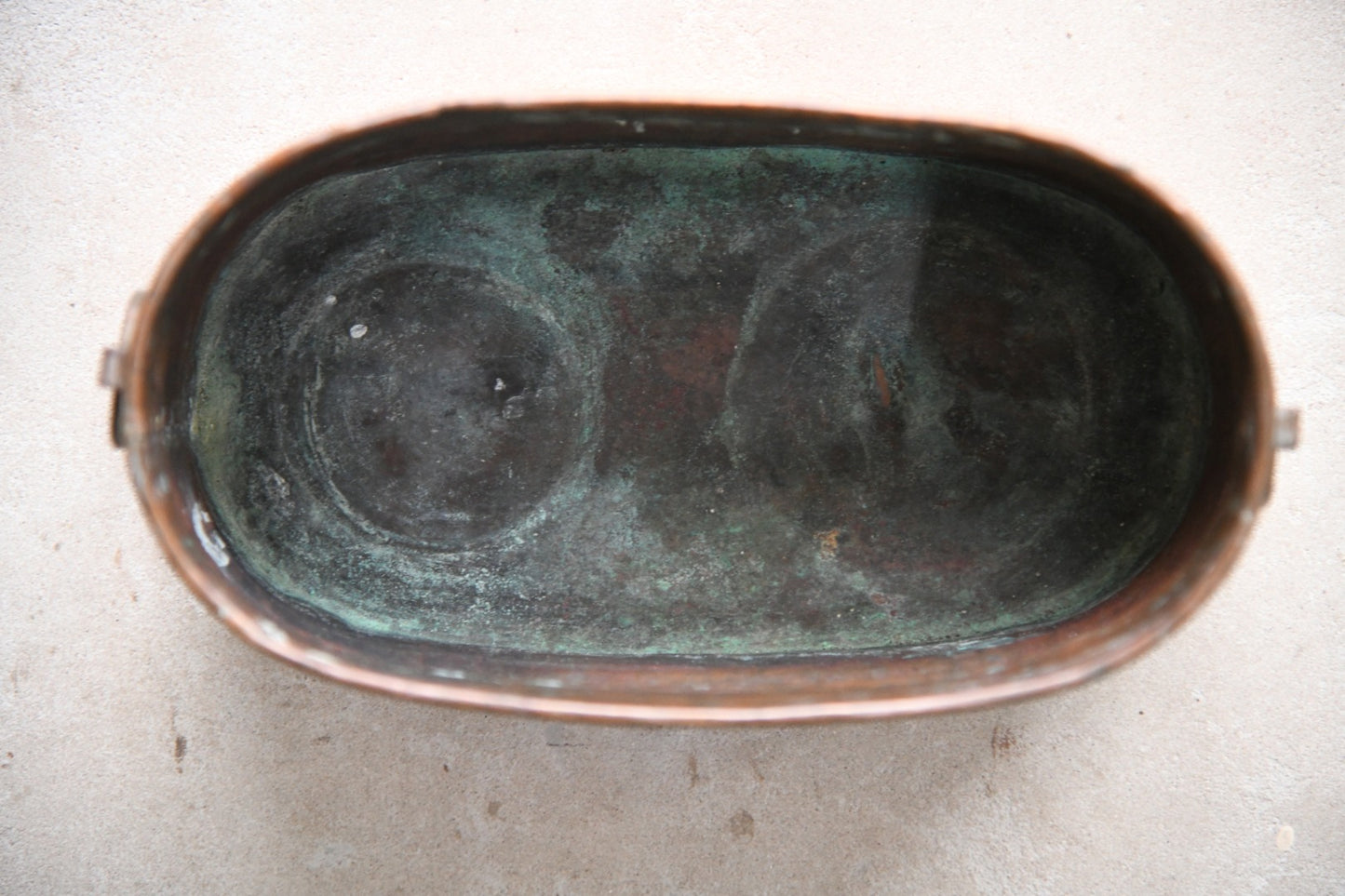 Vintage Copper Plant Trough