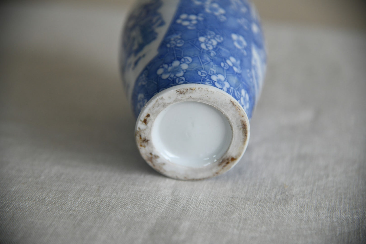 Blue & White Oriental Vase