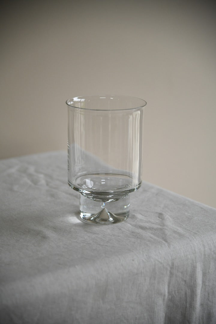 Glass Hurricane Vase