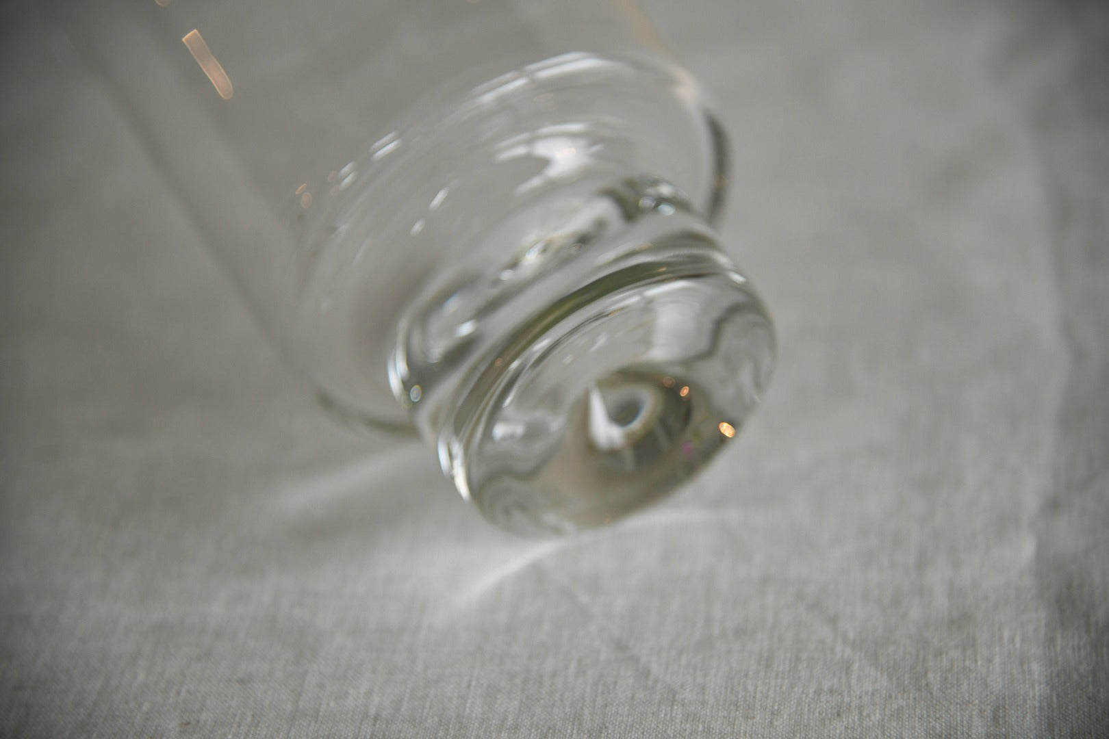 Glass Hurricane Vase