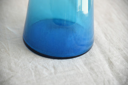 Empoli Blue Glass Genie Bottle