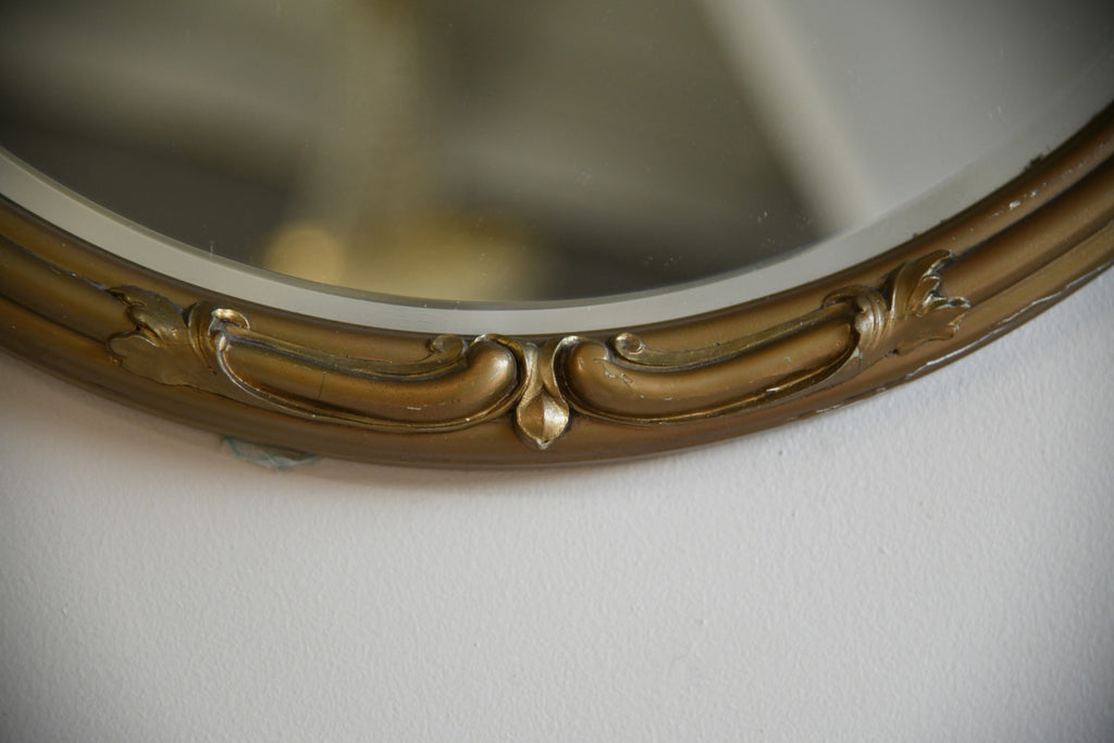 Mid Century Gold Mirror