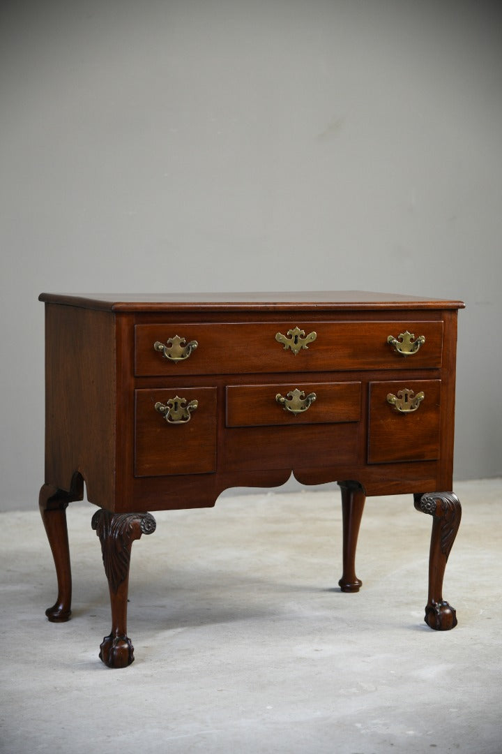 American Chippendale Mahogany Lowboy