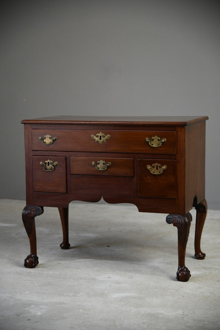 American Chippendale Mahogany Lowboy