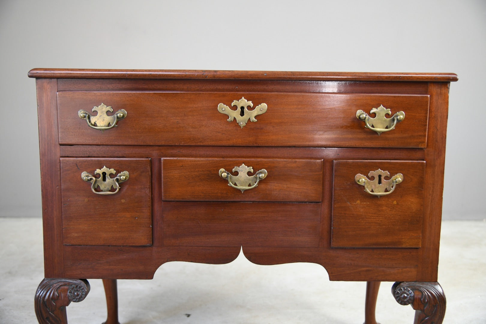 American Chippendale Mahogany Lowboy