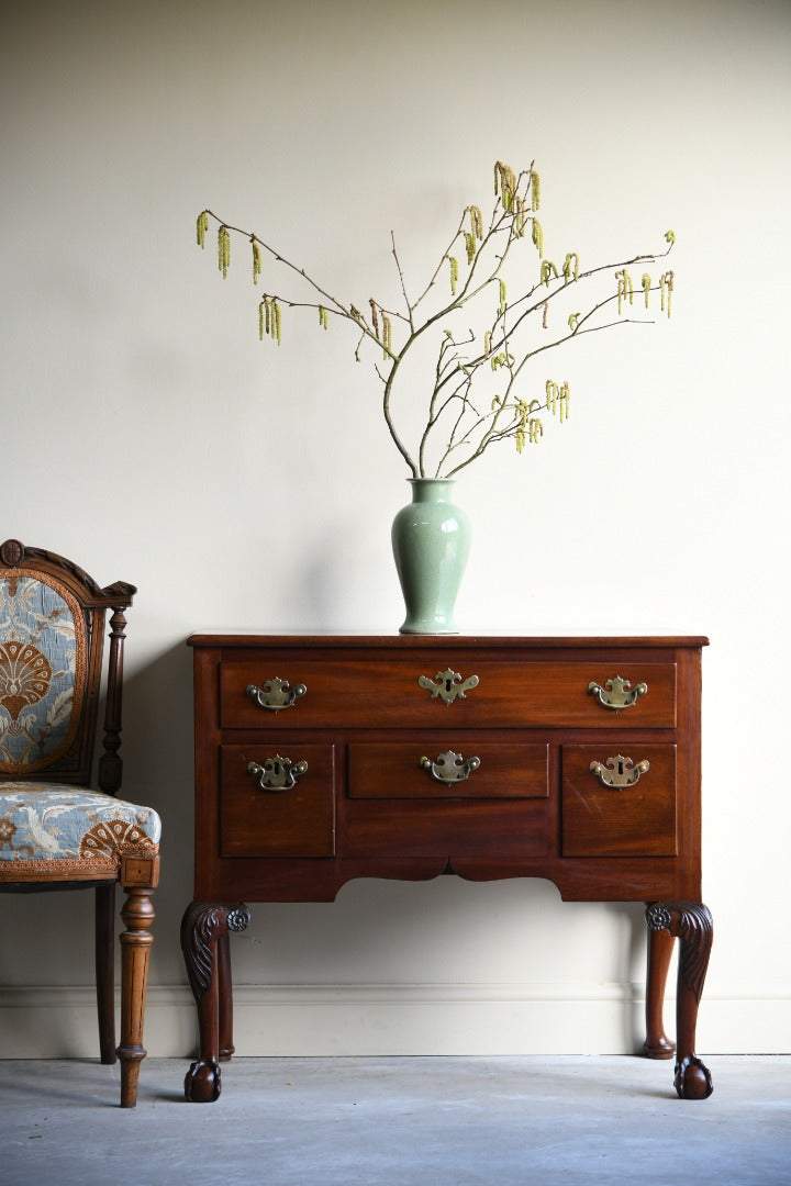 American Chippendale Mahogany Lowboy