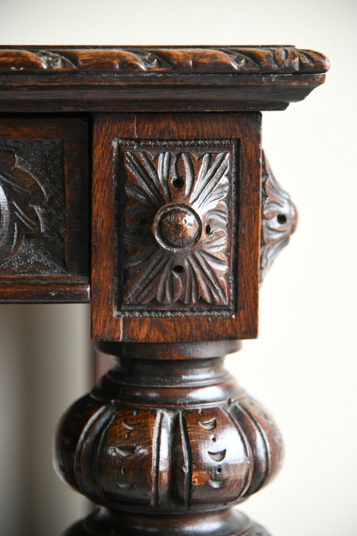 Victorian Carved Oak Buffet