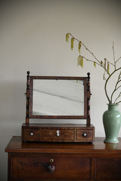 Early 19th Century Mahogany Toilet Mirror