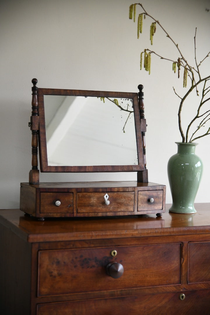 Early 19th Century Mahogany Toilet Mirror