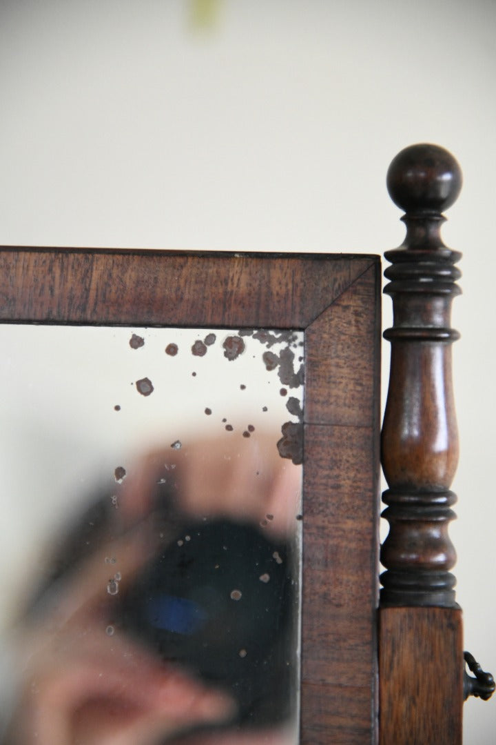 Early 19th Century Mahogany Toilet Mirror