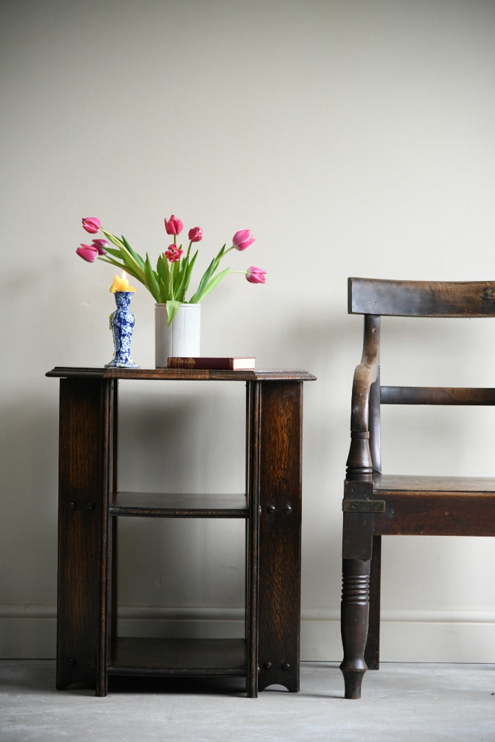 Early 20th Century Square Oak Coffee Table