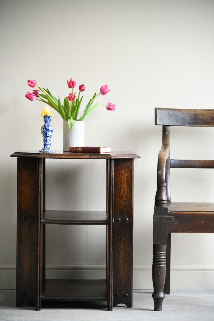 Early 20th Century Square Oak Coffee Table