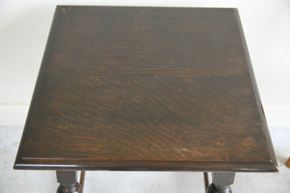 Oak Liberty Square Occasional Table