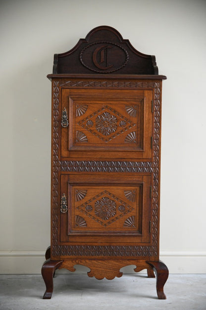 Anglo Indian Teak Carved Cabinet