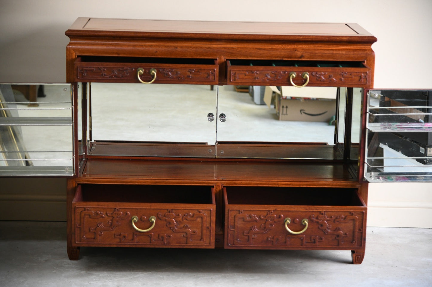 Chinese Rosewood Drinks Cabinet