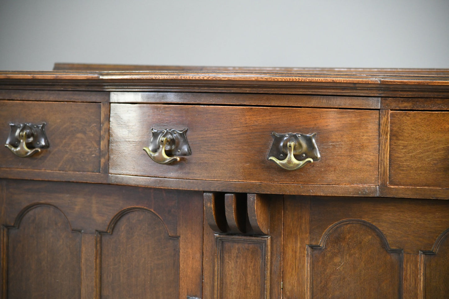 Oak Art Nouveau Sideboard