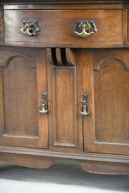 Oak Art Nouveau Sideboard