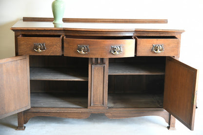 Oak Art Nouveau Sideboard