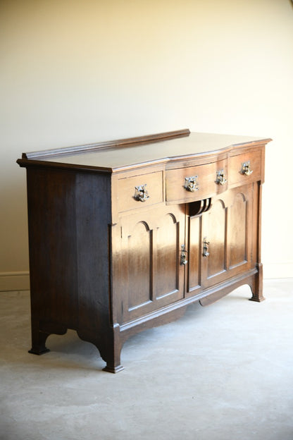 Oak Art Nouveau Sideboard