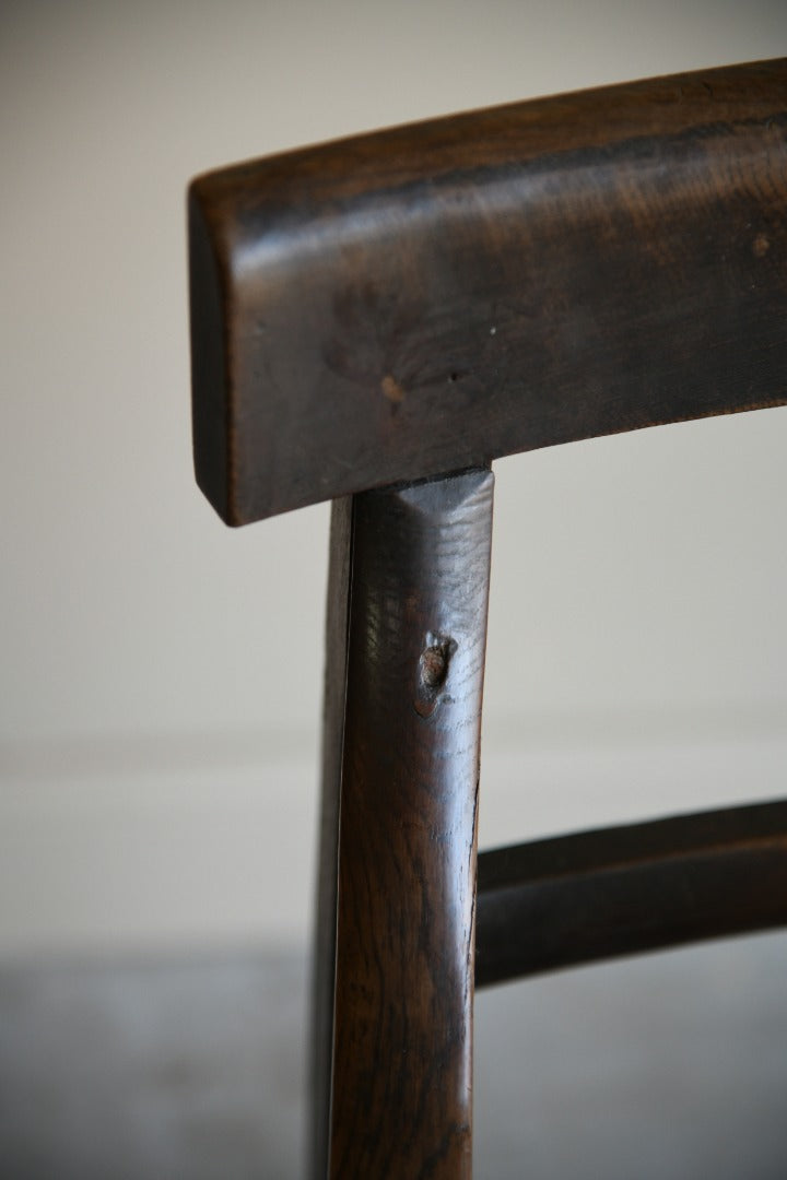 Single Georgian Oak Carver Chair