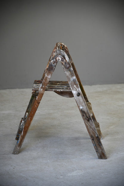 Vintage Wooden Step Ladder