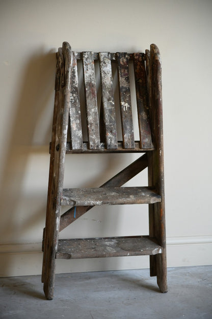 Vintage Wooden Step Ladder