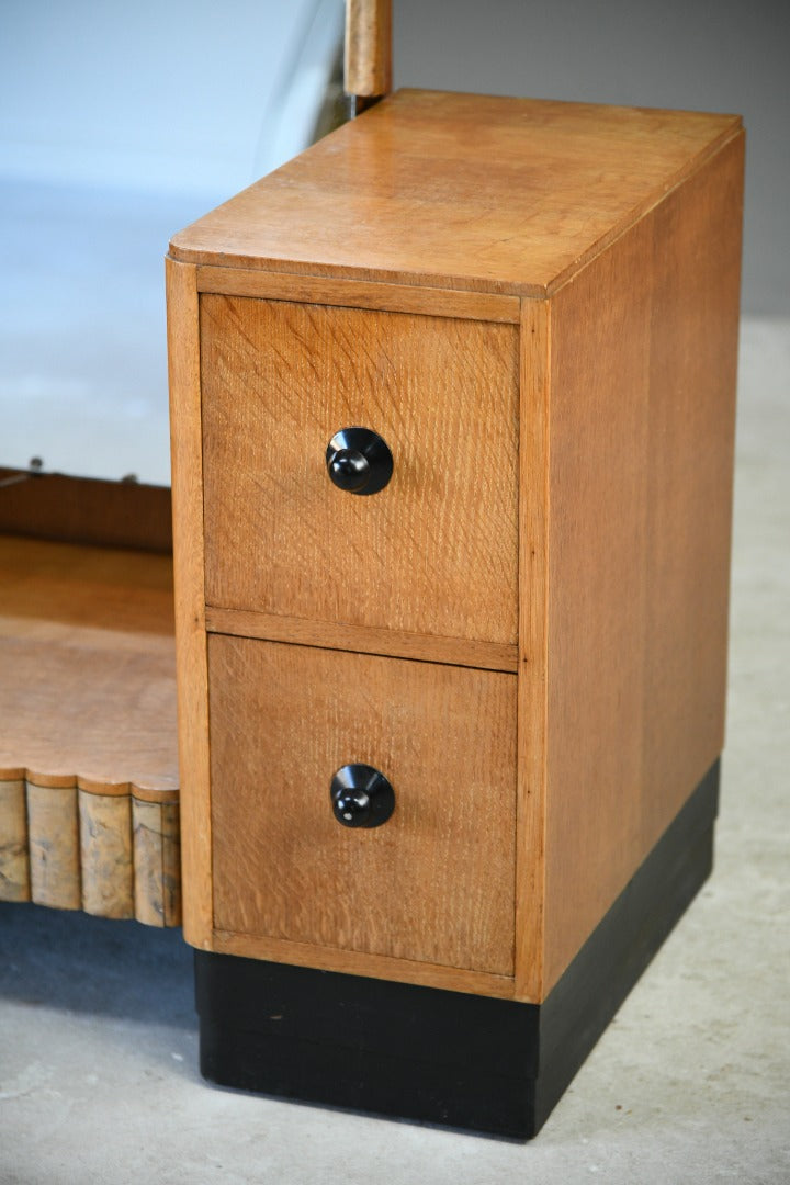 Art Deco Oak Dressing Table