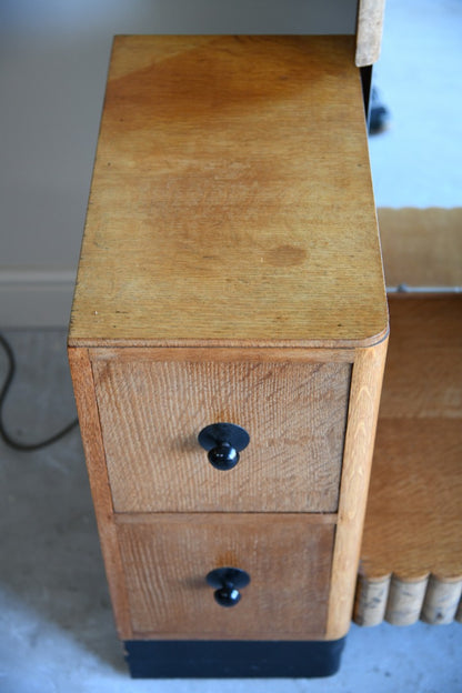 Art Deco Oak Dressing Table