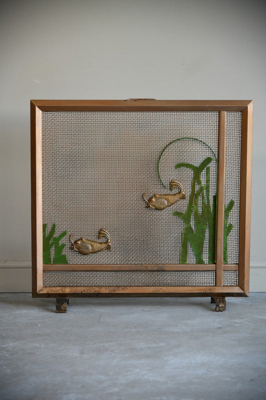 Vintage Decorative Fire Screen