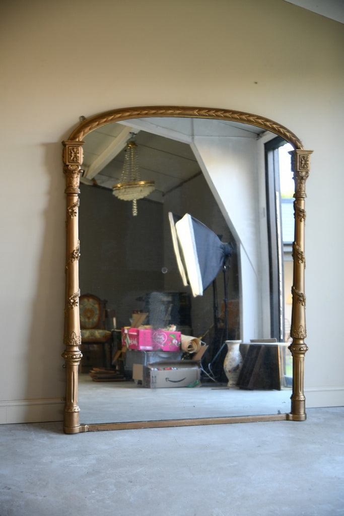 Large Overmantle Mirror