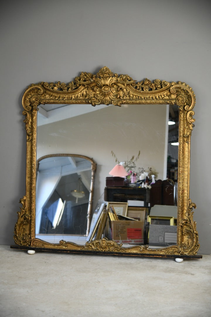 Antique Rococo Style Mirror