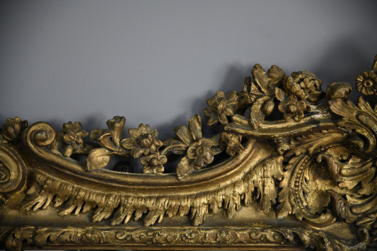 Antique Rococo Style Mirror