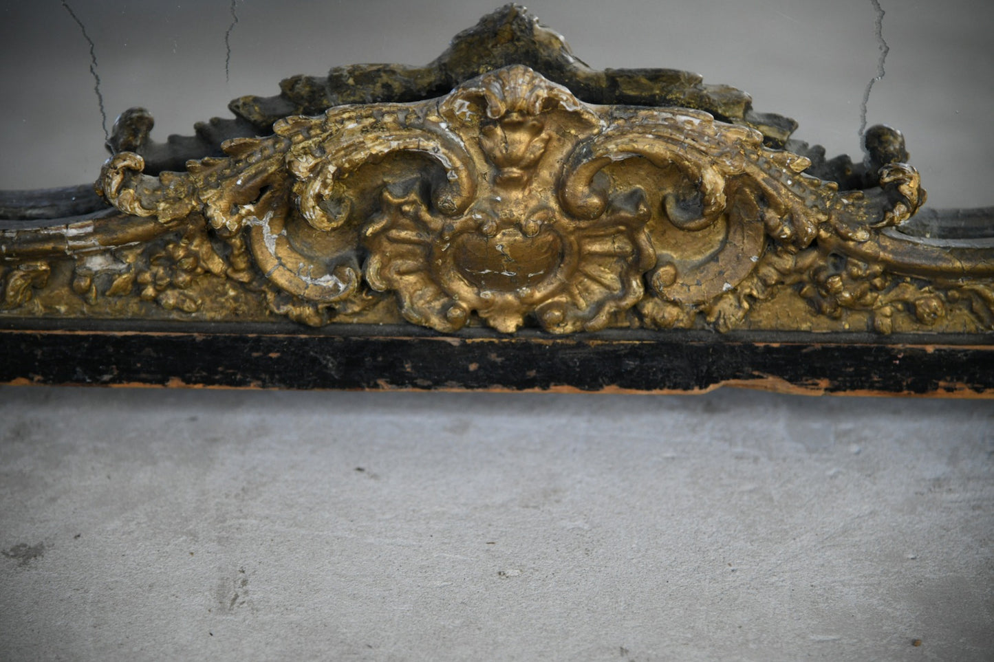 Antique Rococo Style Mirror