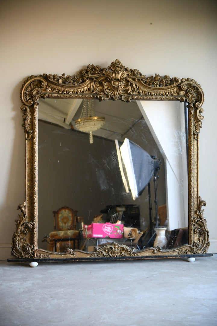 Antique Rococo Style Mirror