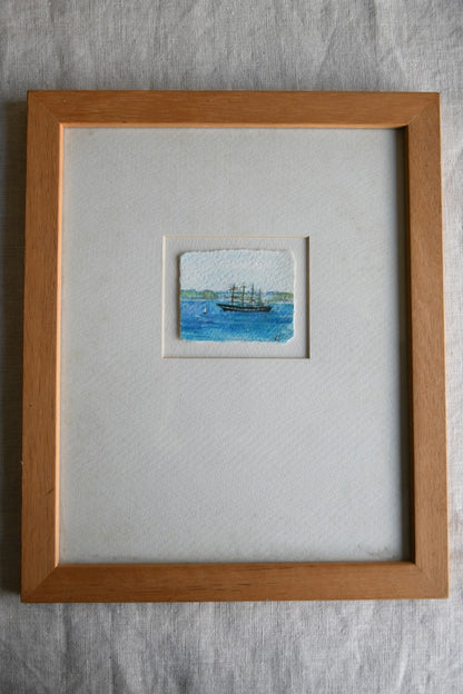 Kruzenshtern Tall Ship Watercolour