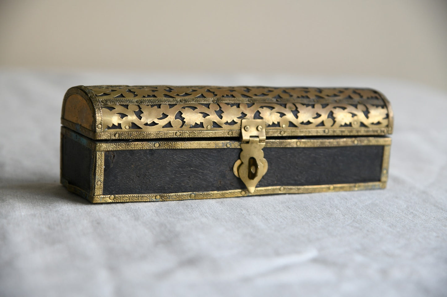 Pierced Brass Eastern Box