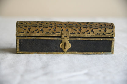 Pierced Brass Eastern Box