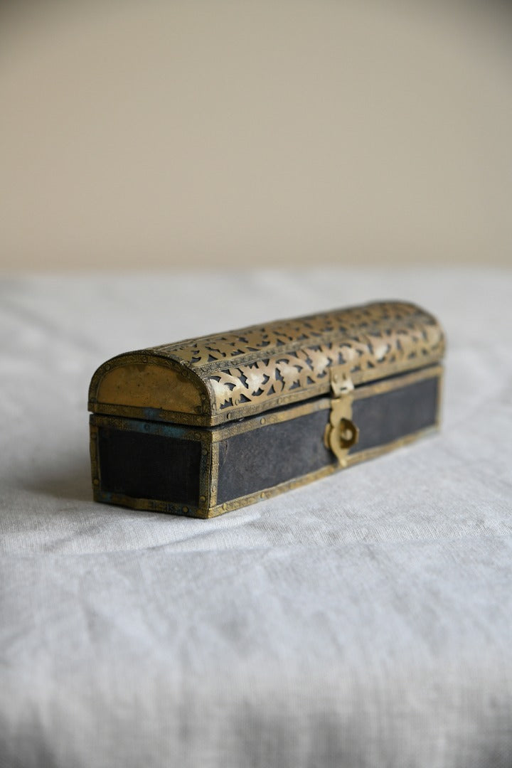 Pierced Brass Eastern Box