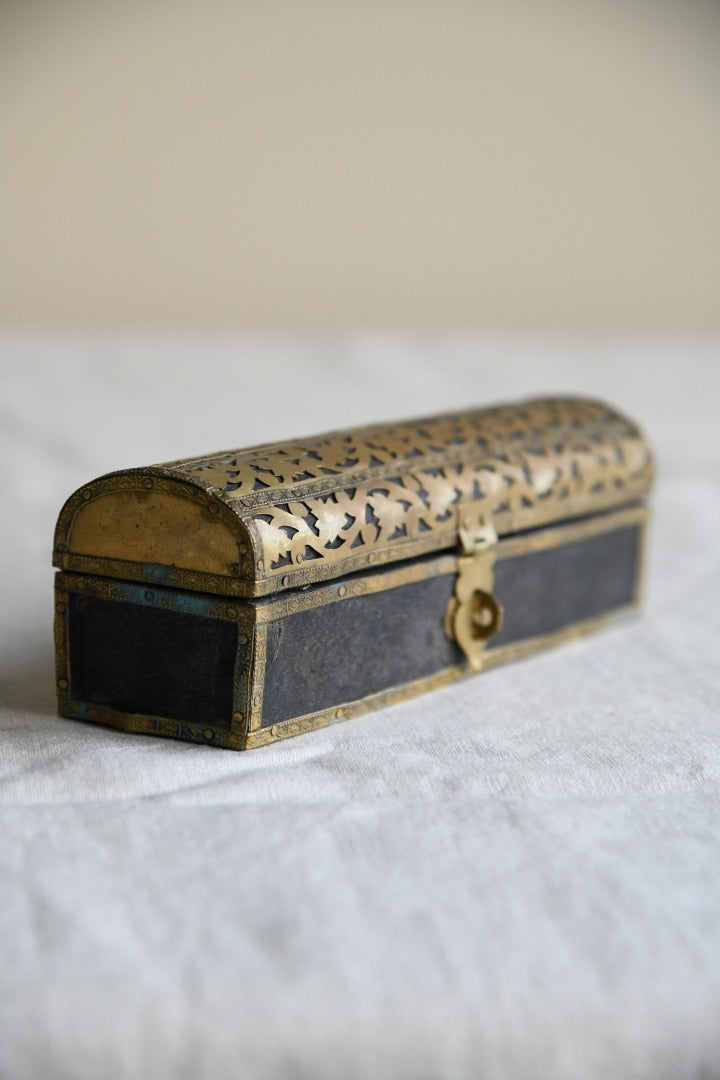 Pierced Brass Eastern Box