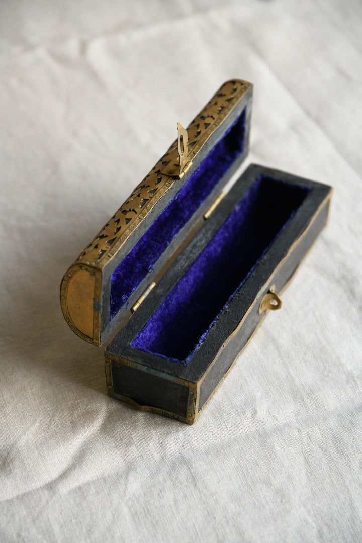 Pierced Brass Eastern Box