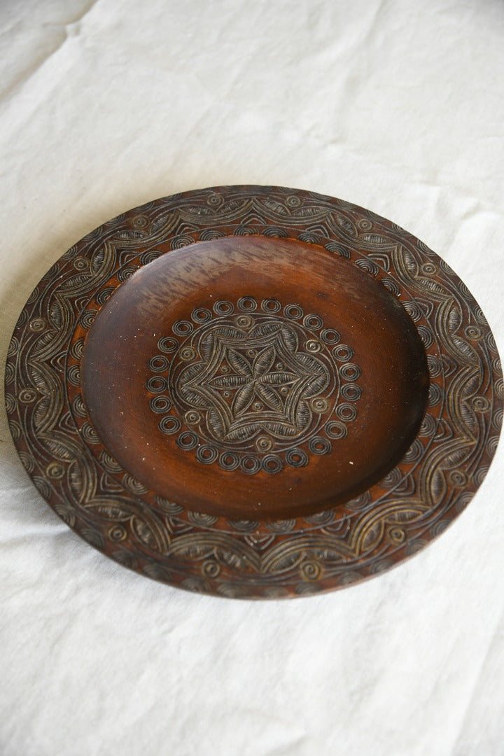 Carved Shallow Dish