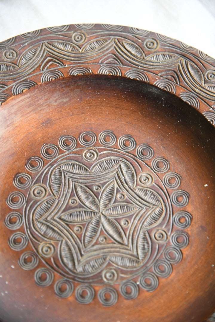 Carved Shallow Dish